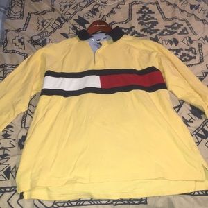 Tommy Hilfiger long sleeve polo/rugby shirt